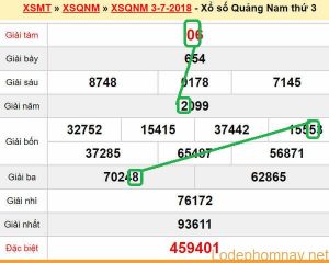 XSMT Du doan xs Quang Nam 10-07-2018